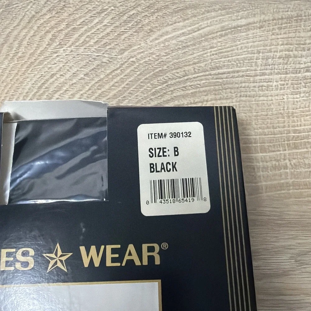 Vintage Jones Wear Pantyhose Size B Black Lycra Sheer Control Top 3 Pair New